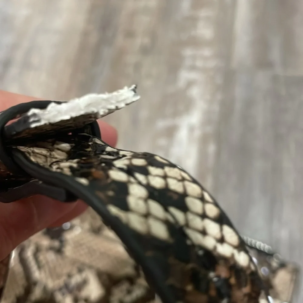 ZARA Snake Print Python Belt Bag Fanny Pack